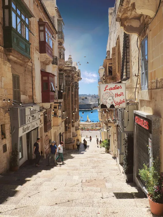 Calles de La Valeta, Malta