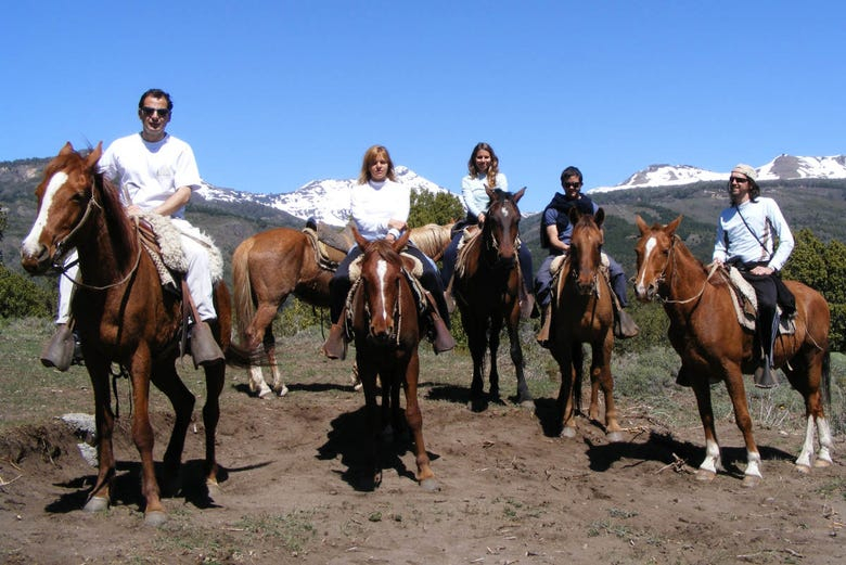 Paseo a caballo por las comunidades mapuches