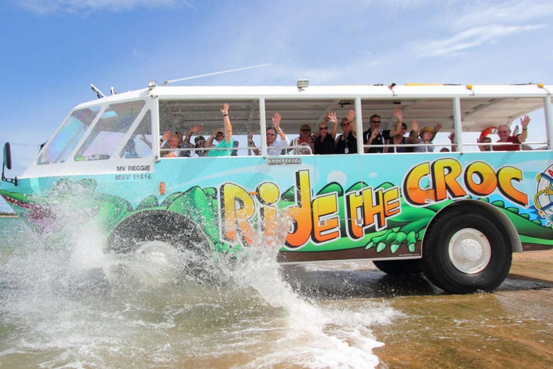 Tour en autobús anfibio por Airlie Beach