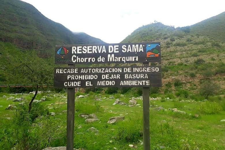 Excursión a los Chorros de Jurina y cañón de Marquiri