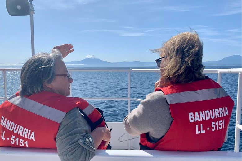 Paseo en barco por el lago Llanquihue