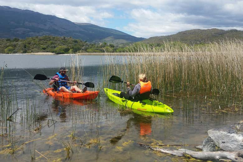 Tour en kayak por la laguna Silvia