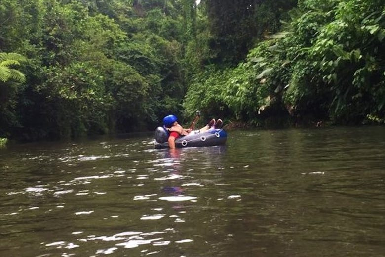 Tubing en el río Agujitas