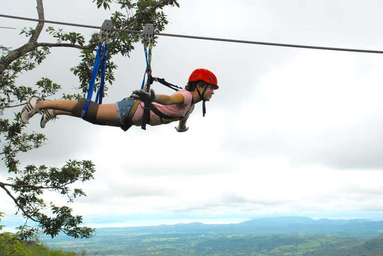 Tirolina en la Finca Daniel Adventure Park