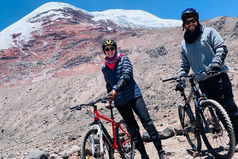 Tour en bicicleta por el volcán Chimborazo 