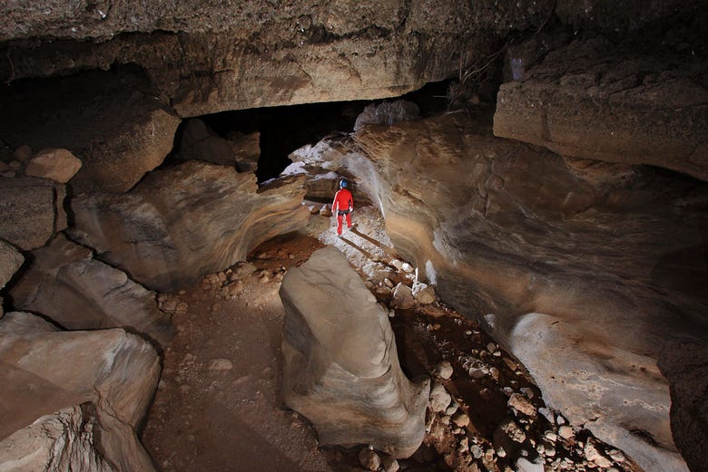 Espeleología en las Cuevas de Sorbas