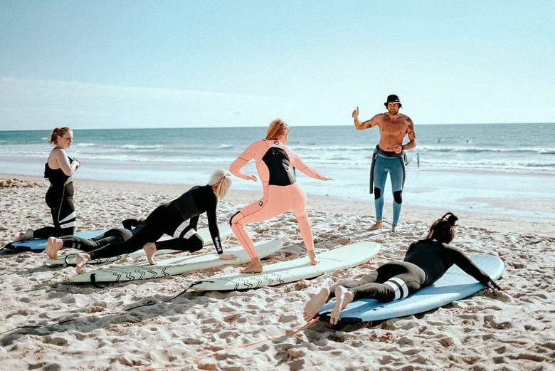 Curso de surf en Conil de la Frontera