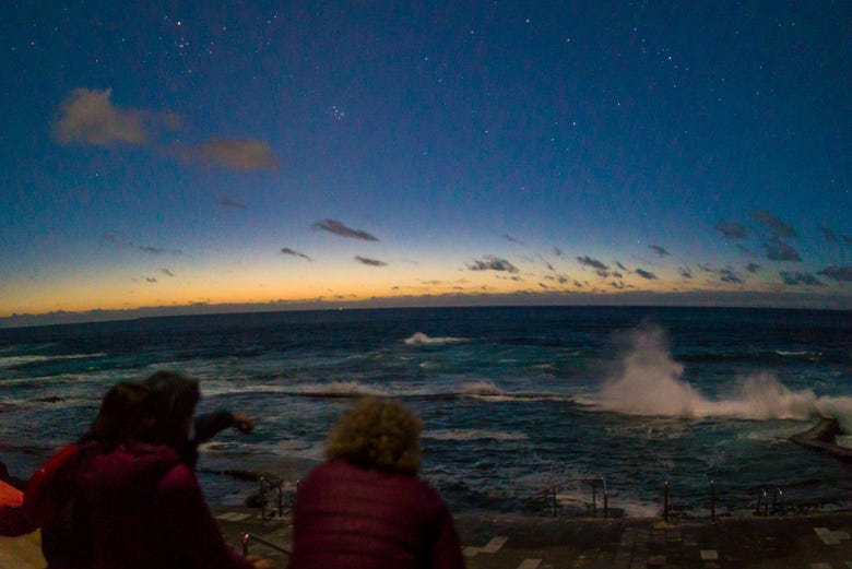 Observación de estrellas en El Hierro desde San Andrés