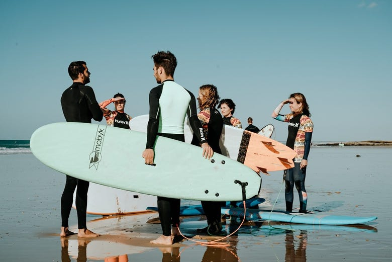 Curso de surf en El Palmar de Vejer