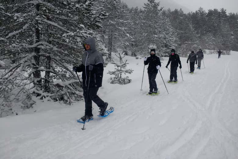 Paseo con raquetas de nieve por Ordesa y Monte Perdido