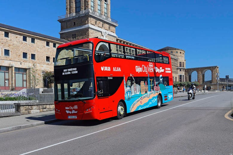 Autobús turístico de Gijón