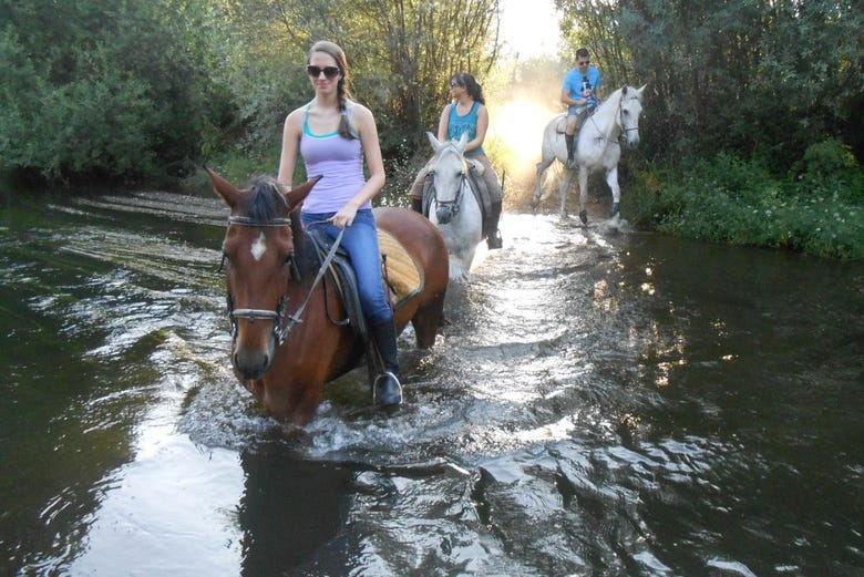 Paseo a caballo por las orillas del río Tormes