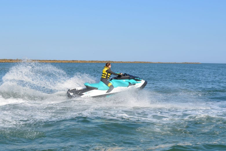 Tour en moto de agua por Isla Canela e Isla Cristina