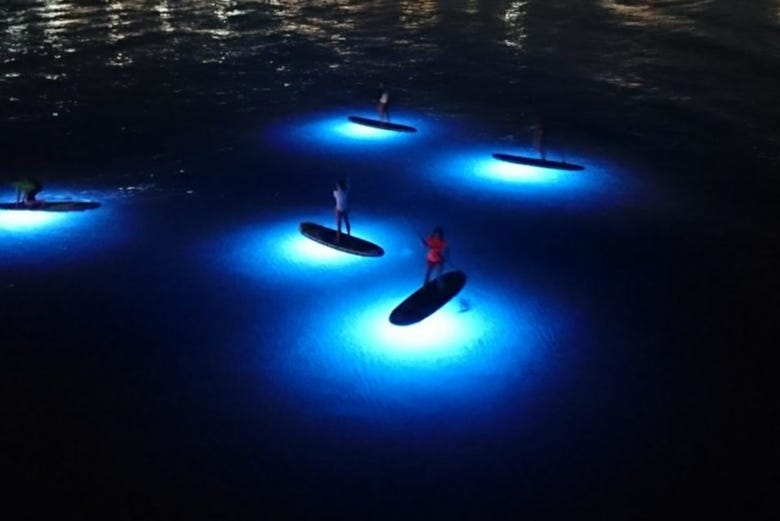 Tour nocturno en paddle surf