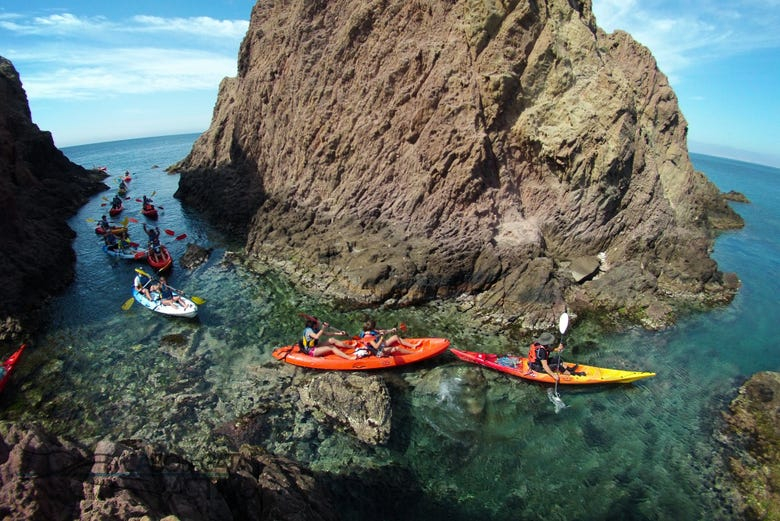 Kayak y snorkel en Cabo de Gata