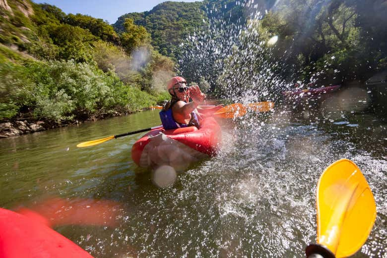 Descenso del Sella en canoa