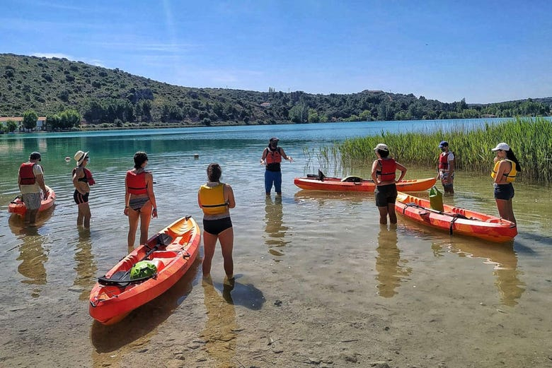 Tour en kayak por las Lagunas de Ruidera