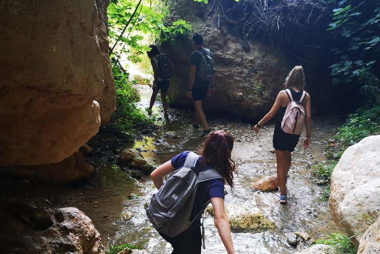 Senderismo por el barranco de la Luna