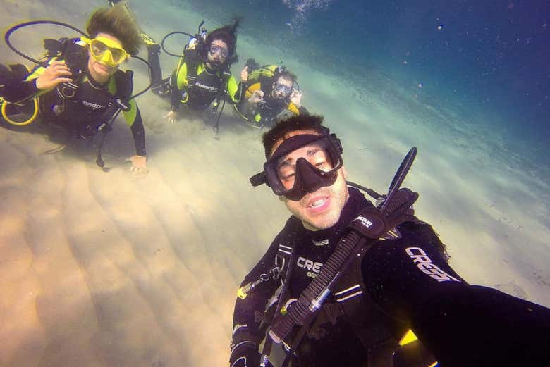 Bautismo de buceo en Salou