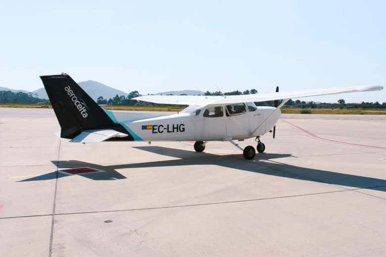 Paseo en avioneta sobre las Islas Cíes