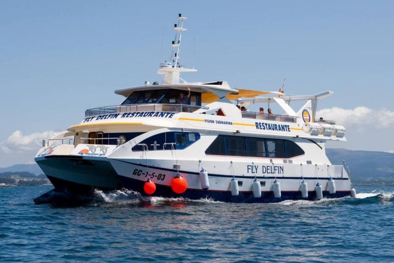 Paseo en barco por la ría + Degustación de mejillones