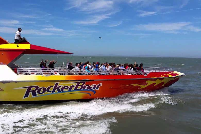 Paseo en lancha rápida RocketBoat