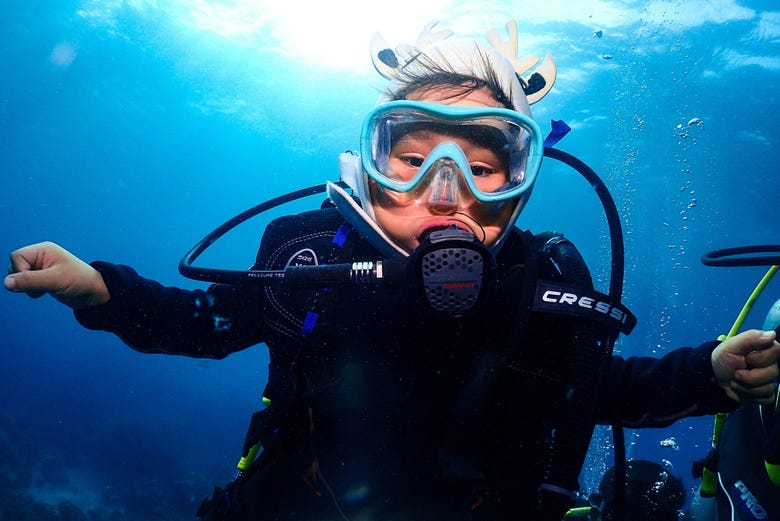 Bautismo de buceo en Boracay