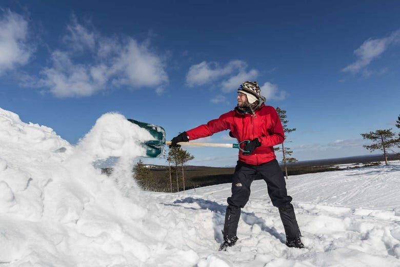 Curso de supervivencia en el Parque Nacional Pyhä-Luosto