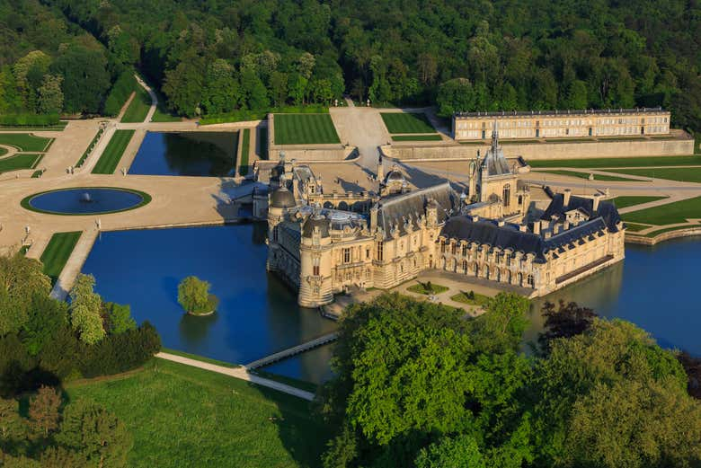 Entrada al castillo de Chantilly 