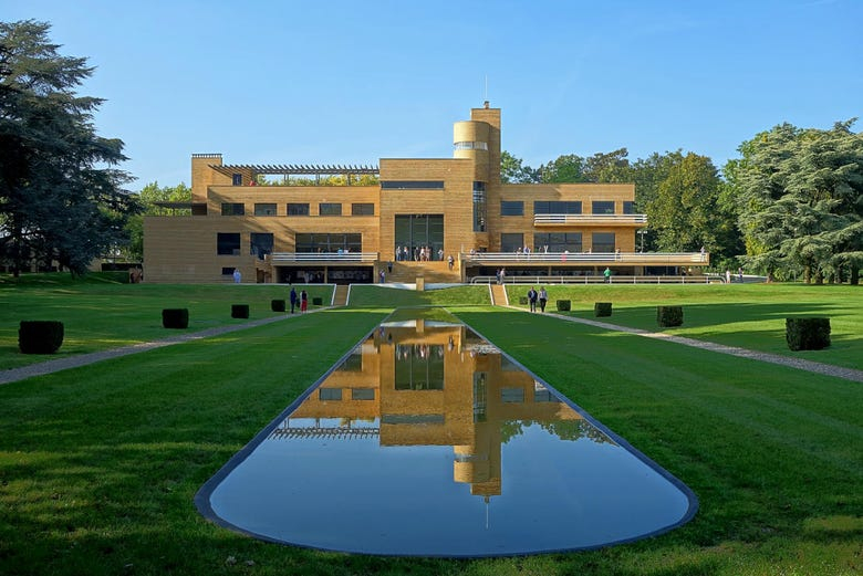 Entrada a la Villa Cavrois