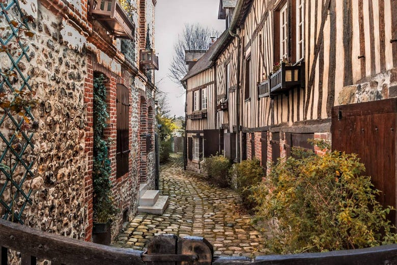 Tour privado por Honfleur con guía en español