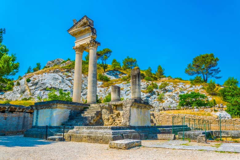 Entradas al yacimiento de Glanum