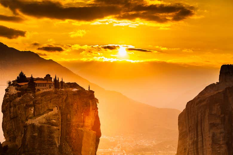 Excursión por Meteora al atardecer