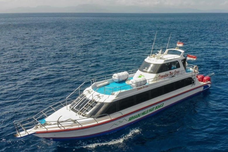 Traslado en barco a las islas Gili y Bali