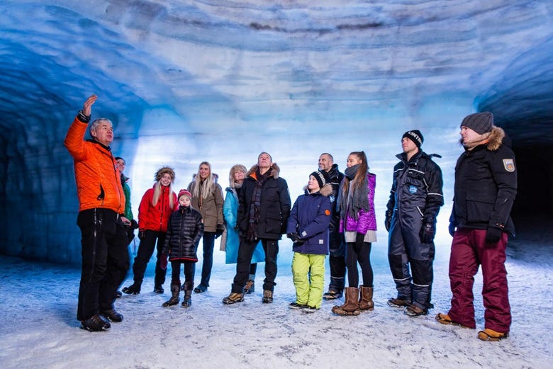 Tour por la cueva de hielo del glaciar Langjökull