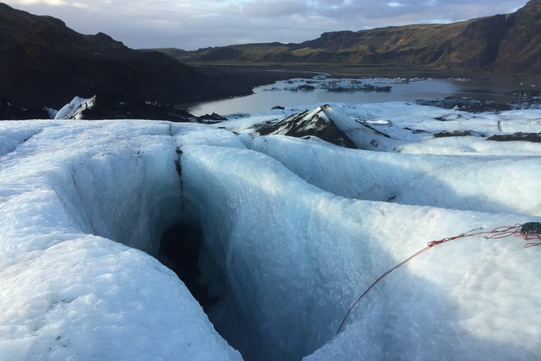 Trekking por el glaciar Sólheimajökull