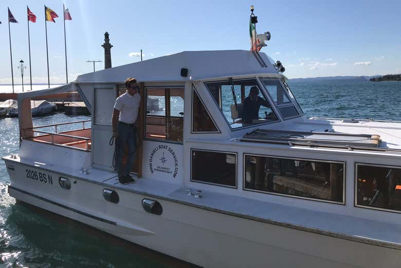 Paseo en barco por el lago de Garda