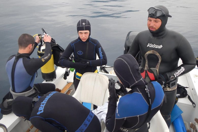 Buceo en el golfo de Orosei