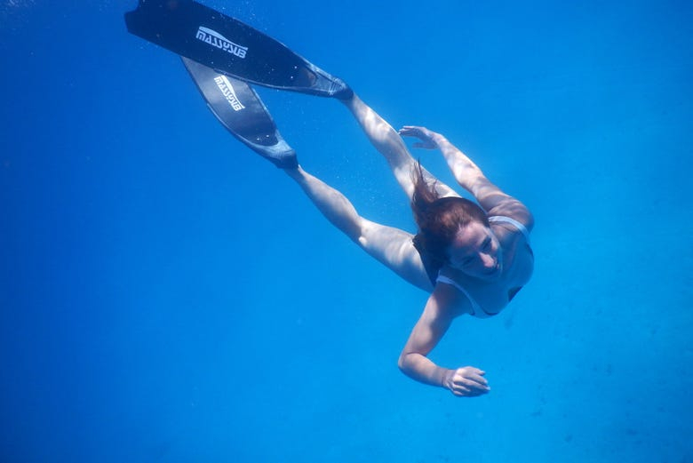 Snorkel en el golfo de Orosei