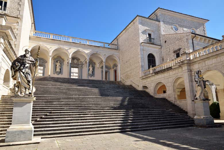 Visita guiada por la abadía de Montecasino