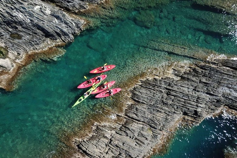 Tour en kayak por Portofino