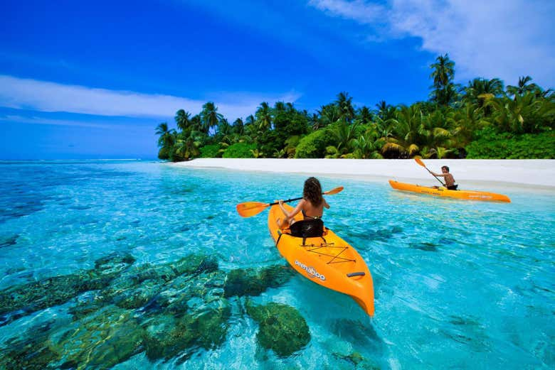 Alquiler de kayak o paddle surf en Maafushi