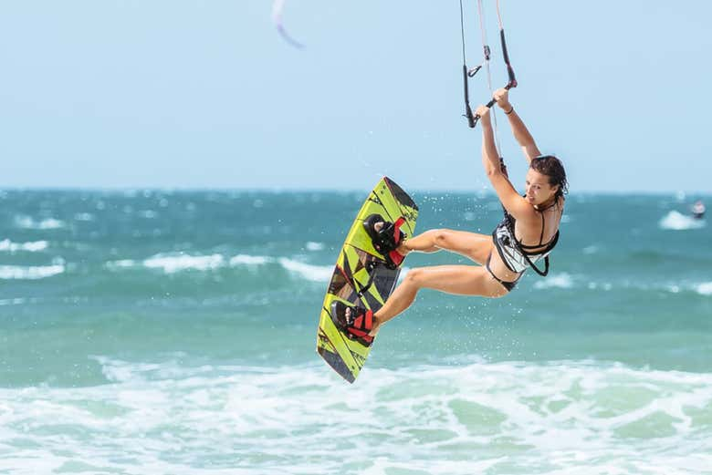 Clase de kitesurf o windsurf en Maafushi