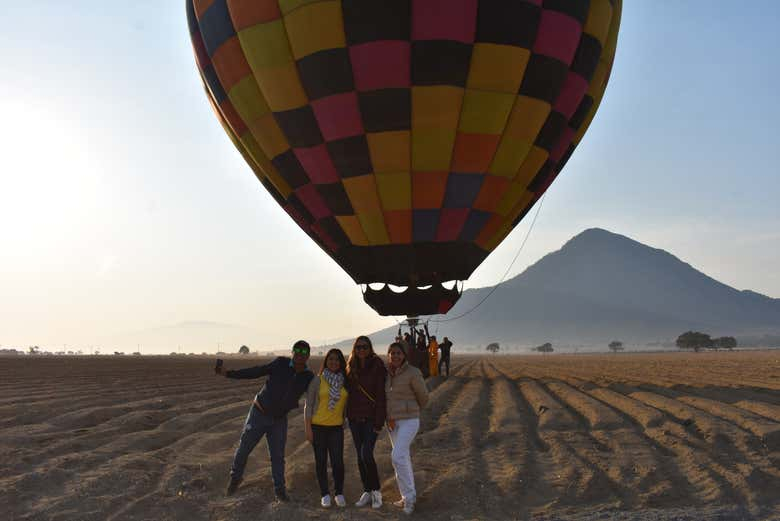 Paseo en globo por Val&#039;Quirico + Hacienda de Chautla