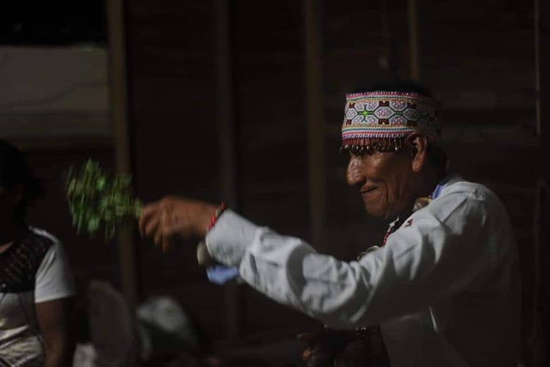 Ceremonia de ayahuasca en Puerto Inca
