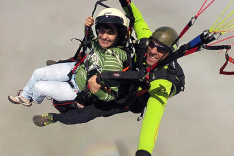 Vuelo en parapente por Arrábida