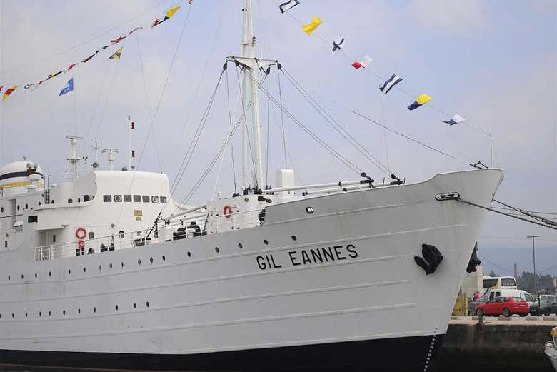 Entrada al museo Navio Gil Eannes