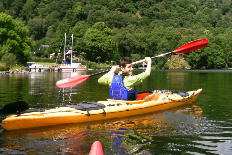 Tour en kayak por el lago Ullswater