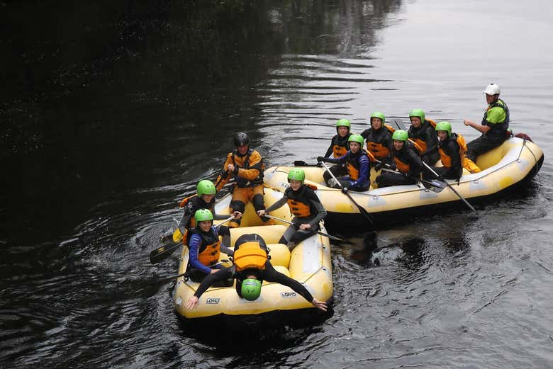 Rafting en el río Tummel