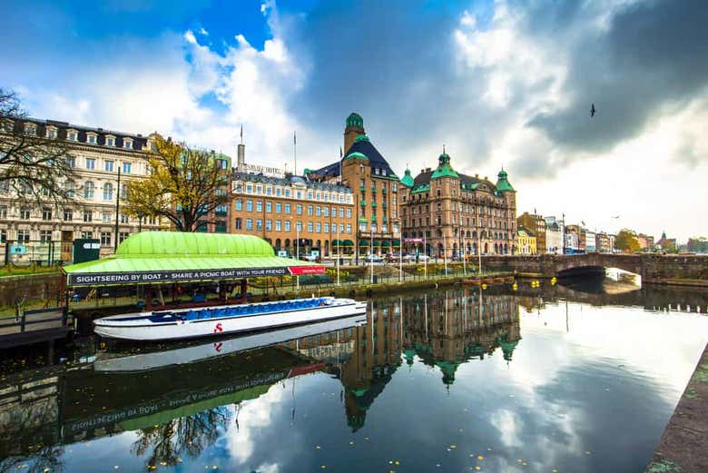 Paseo en barco por los canales de Malmö